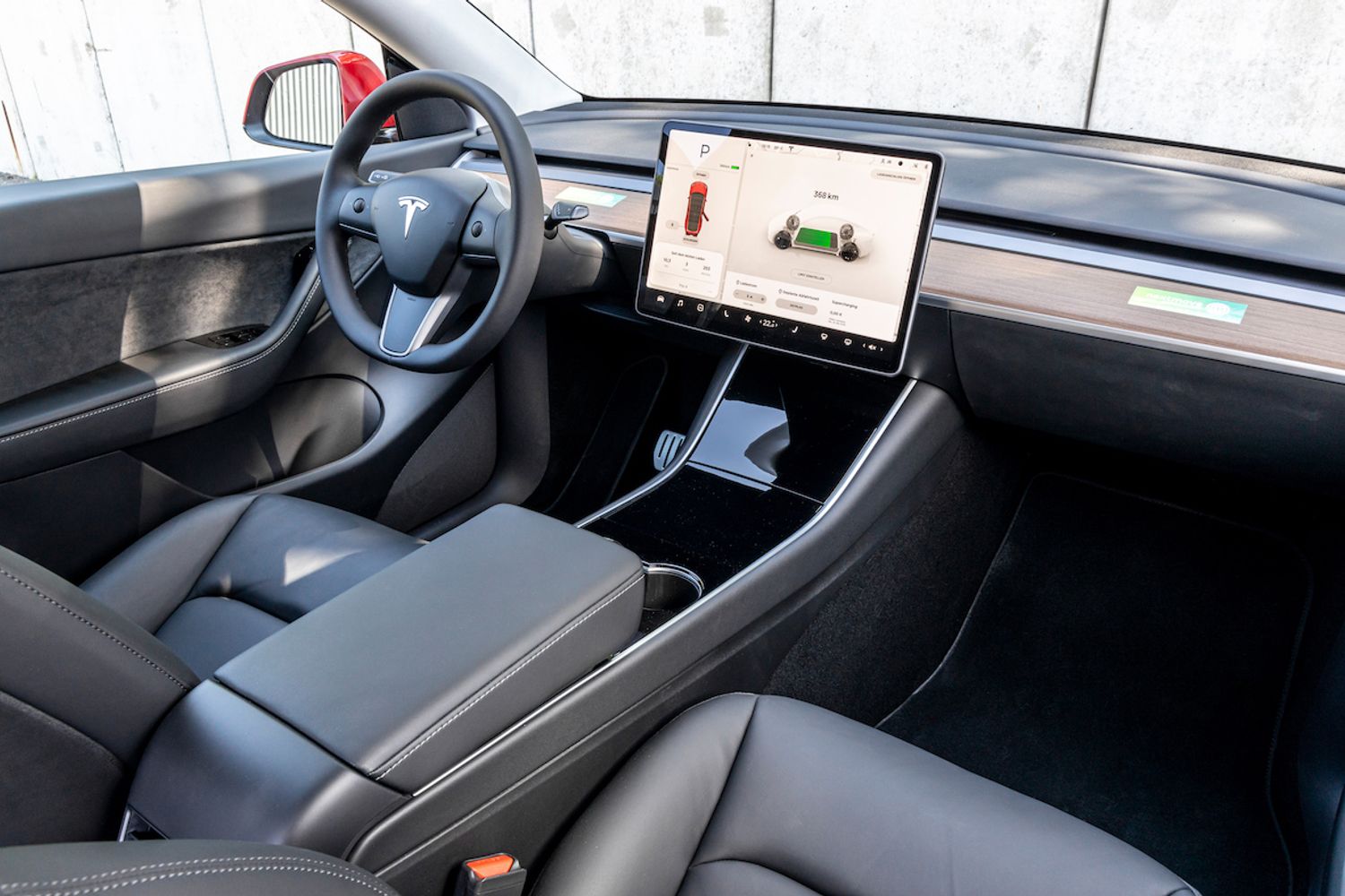 Tesla Model Y interior front